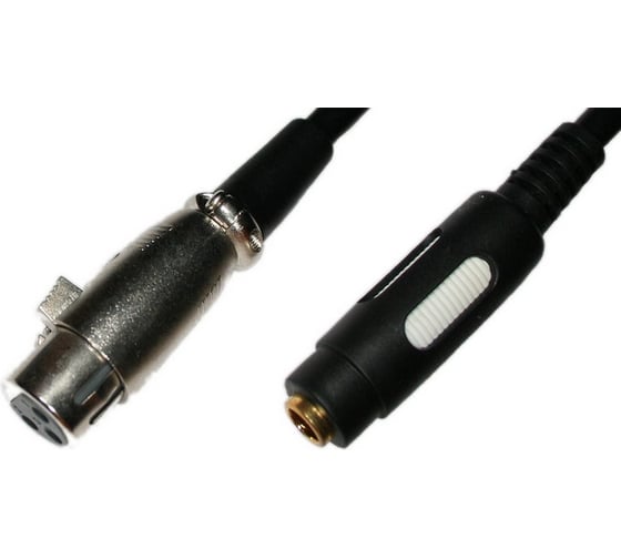 Переход XLR гнездо - 6.35мм гнездо стерео Pro Legend позолоченные контакты с кабелем 0.3м, PL2294