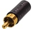 Переход RCA штекер - 3.5мм гнездо стерео Pro Legend пластик Gold, Gold, PL2270 1