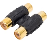Переход 2 x RCA гнездо - 2 x RCA гнездо Pro Legend пластик Gold, Gold, PL2285