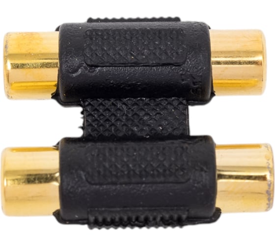 Переход 2 x RCA гнездо - 2 x RCA гнездо Pro Legend пластик Gold, Gold, PL2285