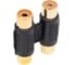 Переход 2 x RCA гнездо - 2 x RCA гнездо Pro Legend пластик Gold, Gold, PL2285 3