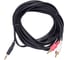 Аудио кабель ExeGate EX-CCA-458-5.0 3.5mm Jack M 2xRCA M, 5м, позолоченные контакты 225928 2