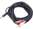 Аудио кабель ExeGate EX-CCA-458-5.0 3.5mm Jack M 2xRCA M, 5м, позолоченные контакты 225928 3