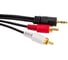 Аудио кабель ExeGate EX-CCA-458-2.0 3.5mm Jack M 2xRCA M, 2м, позолоченные контакты 225927 4