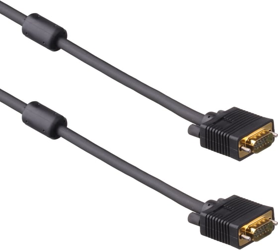 Кабель ExeGate VGA Pro EX-CC-PVGA-15M15M-3.0 15M 15M, 3м, 2 фильтра, позолоченные контакты, экран 138949 1