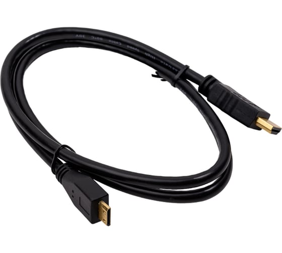 Кабель ExeGate HDMI-miniHDMI EX-CC-HDMIC-1.0 19M 19M, 1м, ver1.4, позолоченные контакты 257910