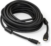 Кабель ExeGate HDMI EX-CC-HDMI2-10.0F 19M 19M, v2.0, 10м, 4K UHD, Ethernet, ферритовые кольца, 287726