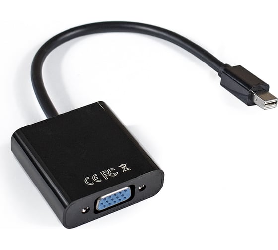 Кабель-переходник ExeGate miniDisplayPort-VGA EX-mDPM-VGAF-0.15 mini20M 15F, 0,15м 284923