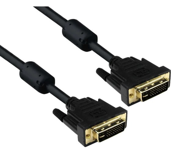 Кабель ExeGate DVI dual link EX-CC-DVI2-5.0 25M 25M, 5м, позолоченные контакты 257296