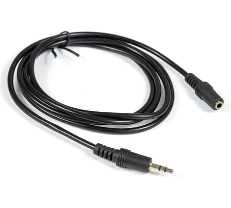 Звуковой удлинитель ExeGate EX-CCA-42-1.5 3.5mm Jack M 3.5mm Jack F, 1,5м, позолоченные контакты 284943