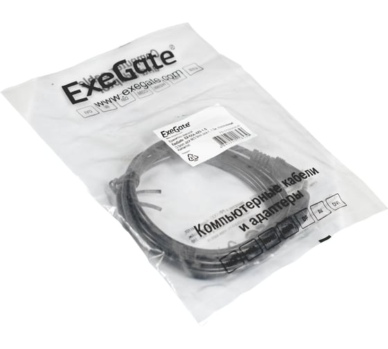 Звуковой удлинитель ExeGate EX-CCA-42-1.5 3.5mm Jack M 3.5mm Jack F, 1,5м, позолоченные контакты 284943