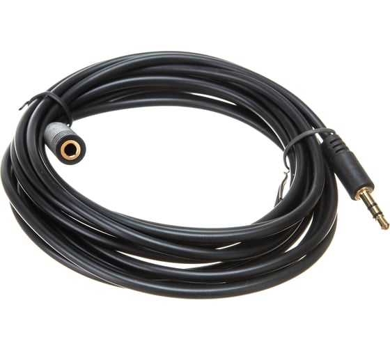 Звуковой удлинитель ExeGate EX-CCA-423-3.0 3.5mm Jack M 3.5mm Jack F, 3м, позолоченные контакты 205309