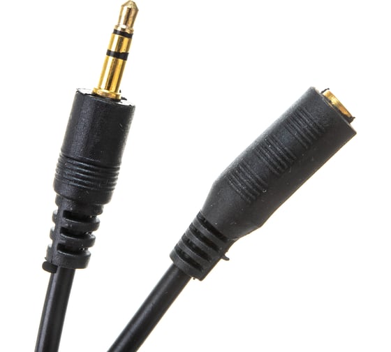 Звуковой удлинитель ExeGate EX-CCA-423-5.0 3.5mm Jack M 3.5mm Jack F, 5м, позолоченные контакты 205310