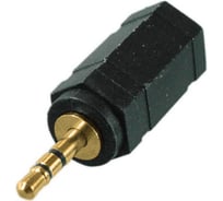 Переход Pro Legend 2.5мм штекер стерео - 3.5мм гнездо стерео пластик Gold PL2256