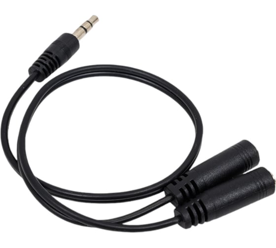 Кабель-разветвитель аудио ExeGate EX-CCA-415-0.3 3.5mm Jack M 2x3.5mm Jack F, 0,3м 284946