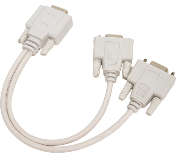 Кабель-разветвитель ExeGate EX-CC-VGA-15M2x15F-0.3 монитор - 2xSVGA card, 15M 2x15F, 0,3м 284939