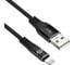 Кабель DIGMA LIGHT-1.2M-BLK USB (m)-Lightning (m), 1,2 метра, черный, 1 штука в упаковке 1080254 1