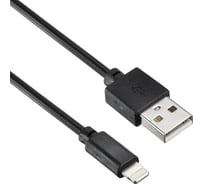 Кабель DIGMA LIGHT-1.2M-BLK USB (m)-Lightning (m), 1,2 метра, черный, 1 штука в упаковке 1084553