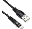 Кабель DIGMA LIGHT-2M-BRAIDED-BLK USB (m)-Lightning (m) 2м черный 1шт в упак. 1084576 1