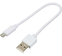 Кабель DIGMA MICROUSB-0.15M-WH USB (m)-micro USB (m), 0.15м, белый, 1 штука в упаковке 1084551