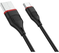 USB-кабель Borofone BX17 Enjoy AM-Type-C 1 метр, 3A, ПВХ, черный 23752-BX17tBK