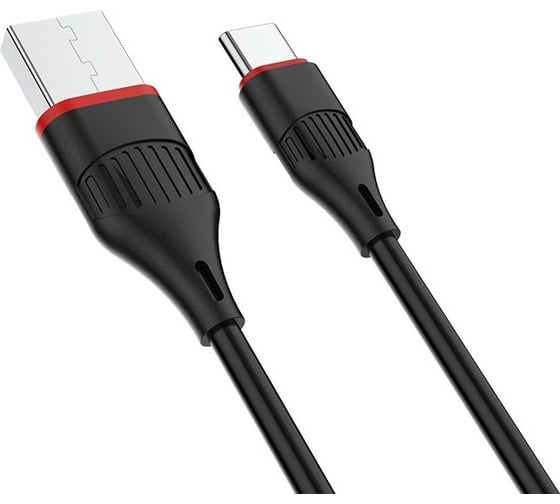 USB-кабель Borofone BX17 Enjoy AM-Type-C 1 метр, 3A, ПВХ, черный 23752-BX17tBK 1