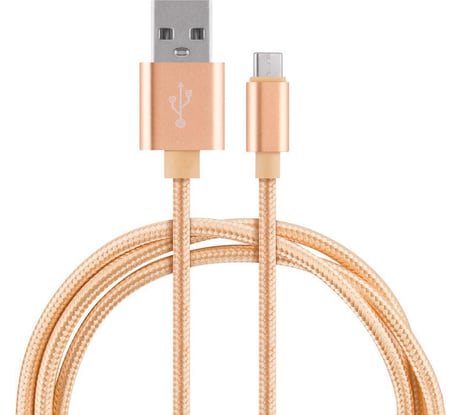 Кабель ENERGY ET-28 USB/Type-C, золотой (12339) 104100