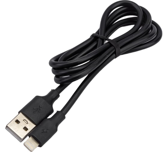 Кабель ENERGY ET-30 USB/Lightning, цвет - черный (12339) 104113