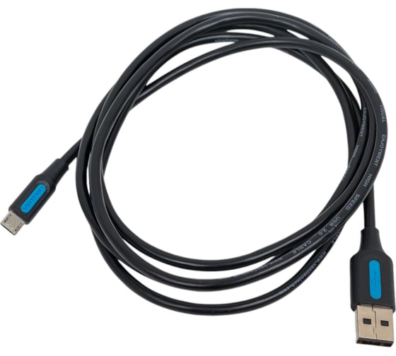 Кабель VENTION USB 2.0 AM/micro B 5pin - 1,5м Черный COLBG