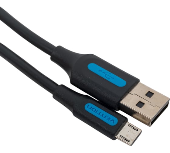 Кабель VENTION USB 2.0 AM/micro B 5pin - 1,5м Черный COLBG