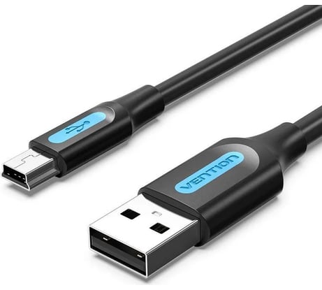 Кабель VENTION USB 2.0 AM/mini B 5pin - 1м COMBF