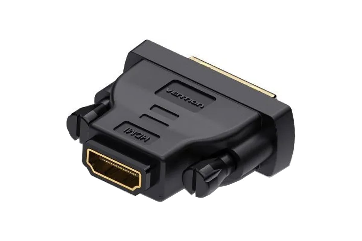 Адаптер-переходник VENTION DVI 24+1 M/ HDMI 19F ECDB0 - выгодная цена,  отзывы, характеристики, фото - купить в Москве и РФ