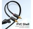 Кабель VENTION аудио 2RCA M/2RCA M - 3м Чёрный BCMBI 7