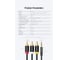 Кабель VENTION аудио Jack 3,5 mm M/3RCA M - 1.5м Чёрный VAB-R07-B150 4