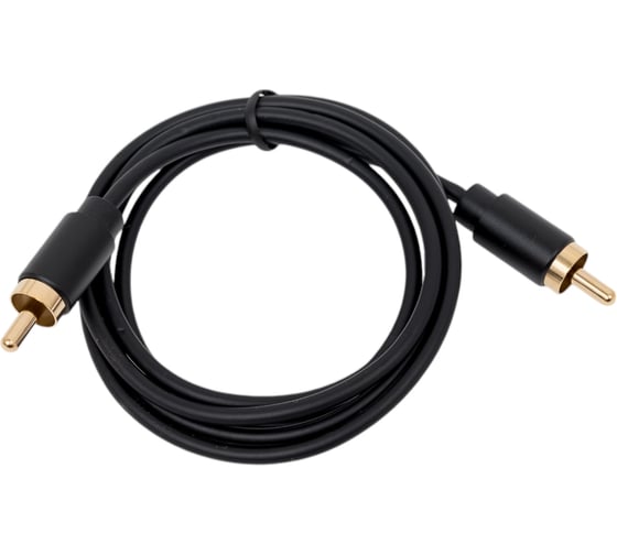 Кабель VENTION аудио RCA M/RCA M - 1м Чёрный VAB-R09-B100