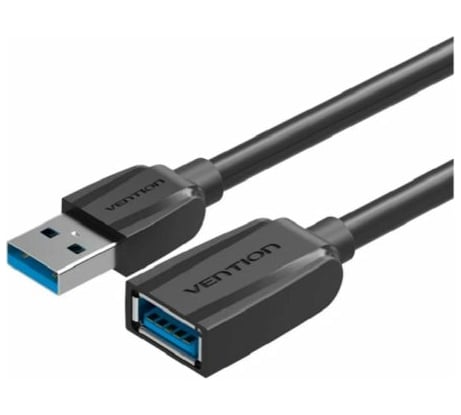 Кабель-удлинитель VENTION USB 3.0 AM/AF - 1.5м Black Edition VAS-A45-B150