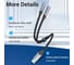 Гибкий переходник-разветвитель VENTION USB-C M/Jack 3.5 mm F x 2 (Аудио+Микрофон) - 0.3м BGPHY 6