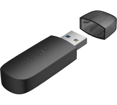 Картридер VENTION USB 3.0 (SD+TF), черный CLGB0