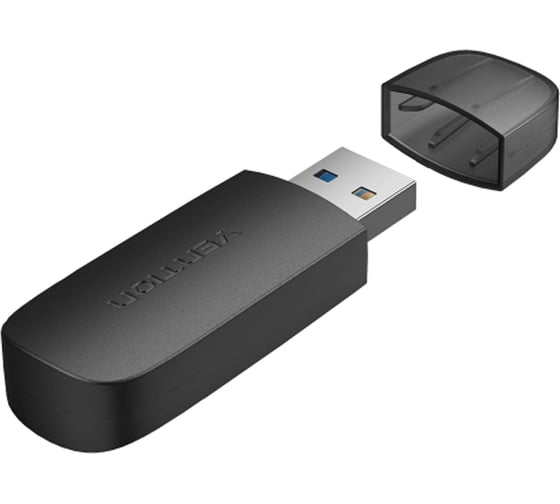 Картридер VENTION USB 3.0 (SD+TF), черный CLGB0
