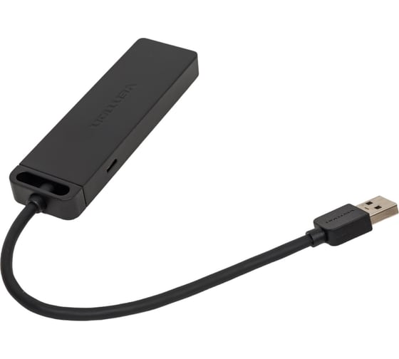 Концентратор VENTION OTG USB 3.0 на 4 порта, черный, 0.15м. CHLBB
