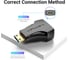 Адаптер-переходник VENTION HDMI 19F/mini HDMI 19M AISB0 6