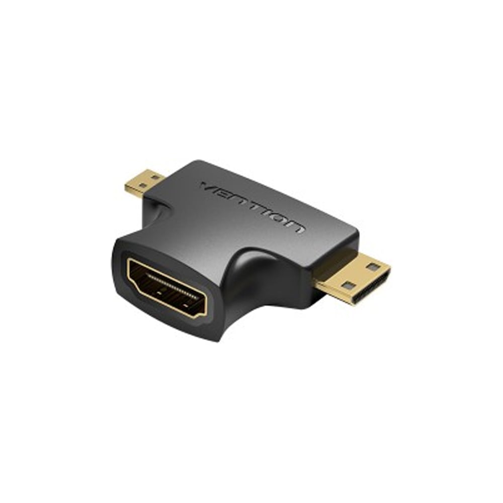 Адаптер-переходник VENTION HDMI 19F/Mini HDMI+Micro HDMI AGFB0 ...