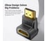 Адаптер-переходник VENTION HDMI v2.0 19M/19F угол 90 AIOB0 8