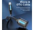 Адаптер переходник VENTION OTG USB 2.0 AF/micro B 5pin - 0.15м CCUBB 2