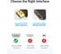 Адаптер-переходник VENTION HDMI v2.0 19M/19F угол 270 AIQB0 13