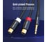 Переходник-разветвитель VENTION гибкий Jack 3.5 mm M/2RCA F - 0.3 м Чёрный VAB-R02-B030 4