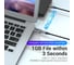 Адаптер-переходник VENTION OTG USB-CF / USB 3.0 AM CDPH0 4