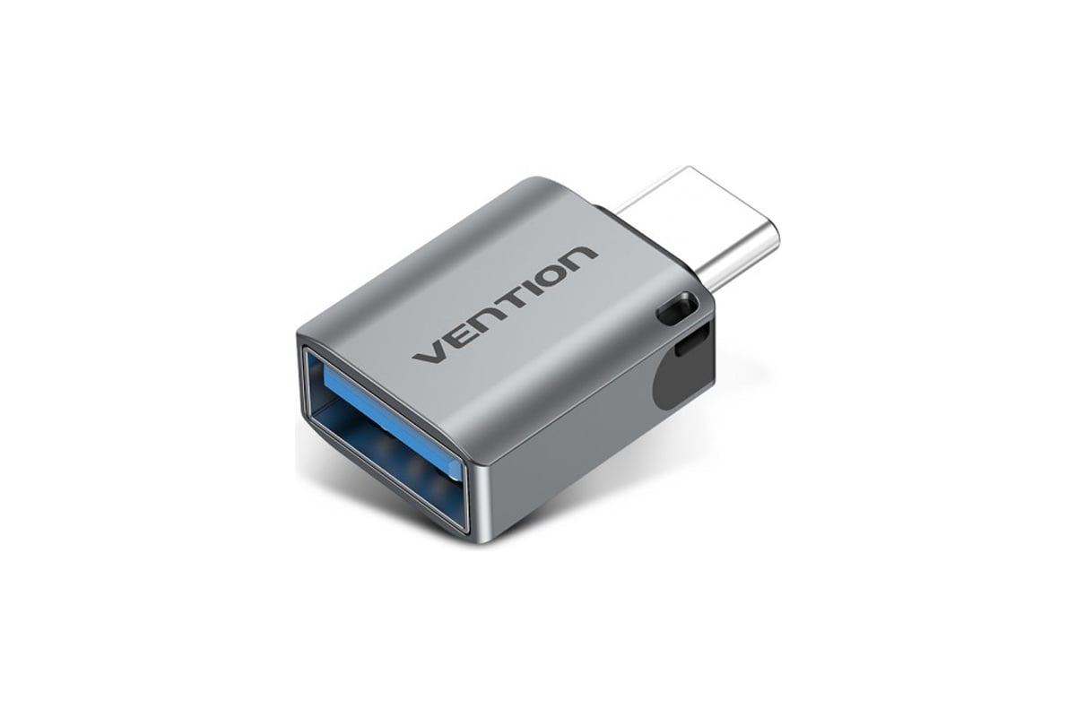 Адаптер-переходник VENTION OTG USB Type C M/ USB 3.0 AF CDQH0 - выгодная  цена, отзывы, характеристики, фото - купить в Москве и РФ