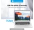 Адаптер-переходник VENTION OTG USB Type C M/ USB 3.0 AF CDQH0 7