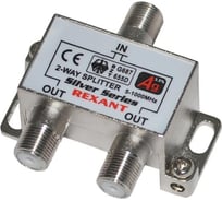Делитель ТВ краб x2, 3 шт. F BOX 5-1000 МГц Silver REXANT 05-6101 217896